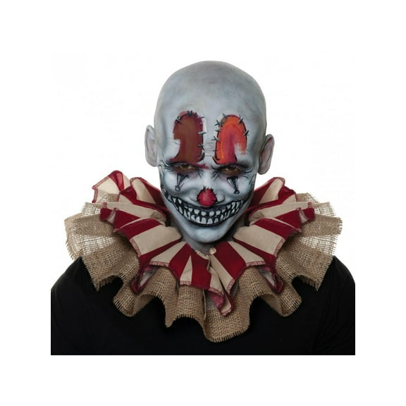 Adults Brown Circus Clown Collar Costume Accessory
