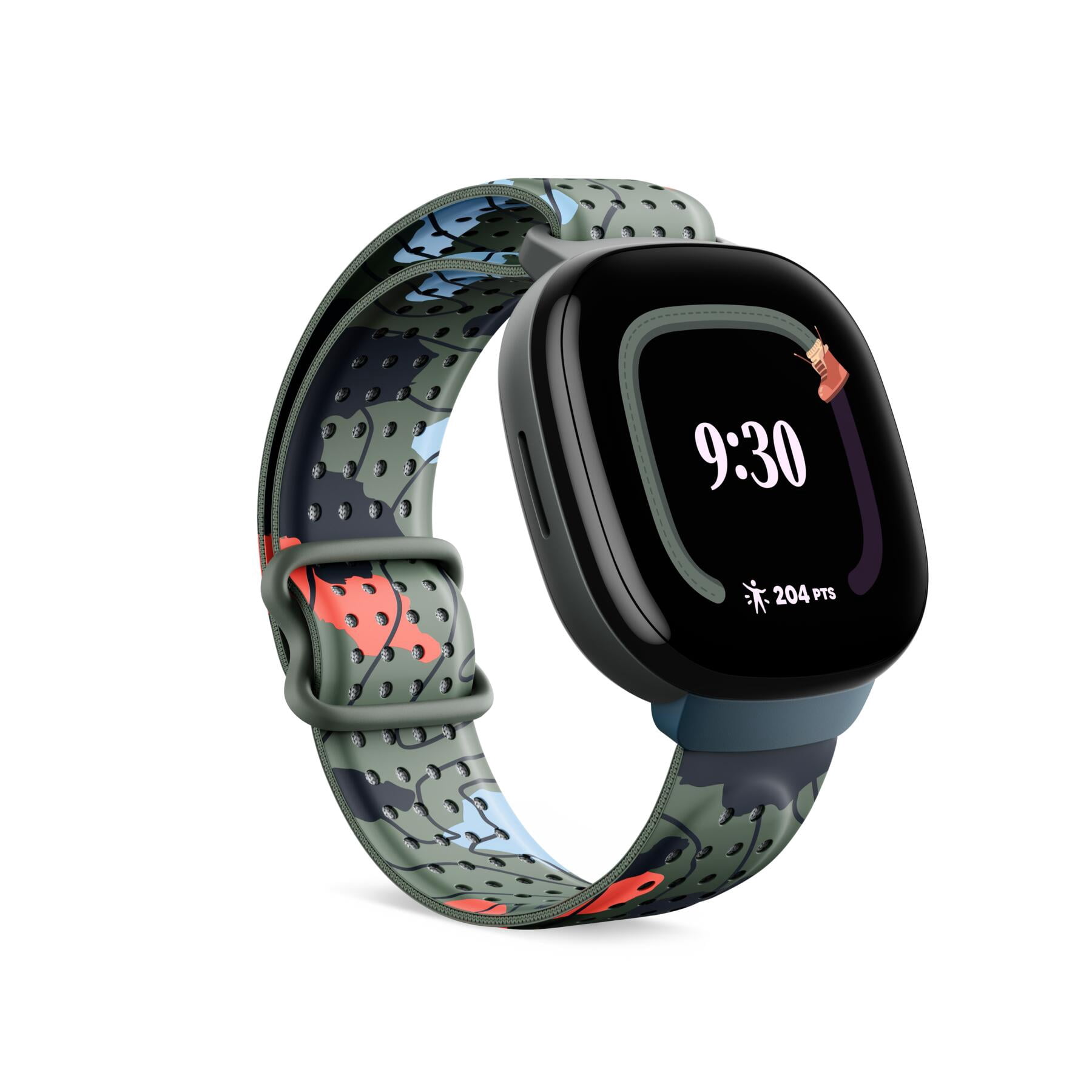 Fitbit Ace LTE Band - Kids Smartwatch Band - Water Resistant - One Size Fits All - Camp Nightmare