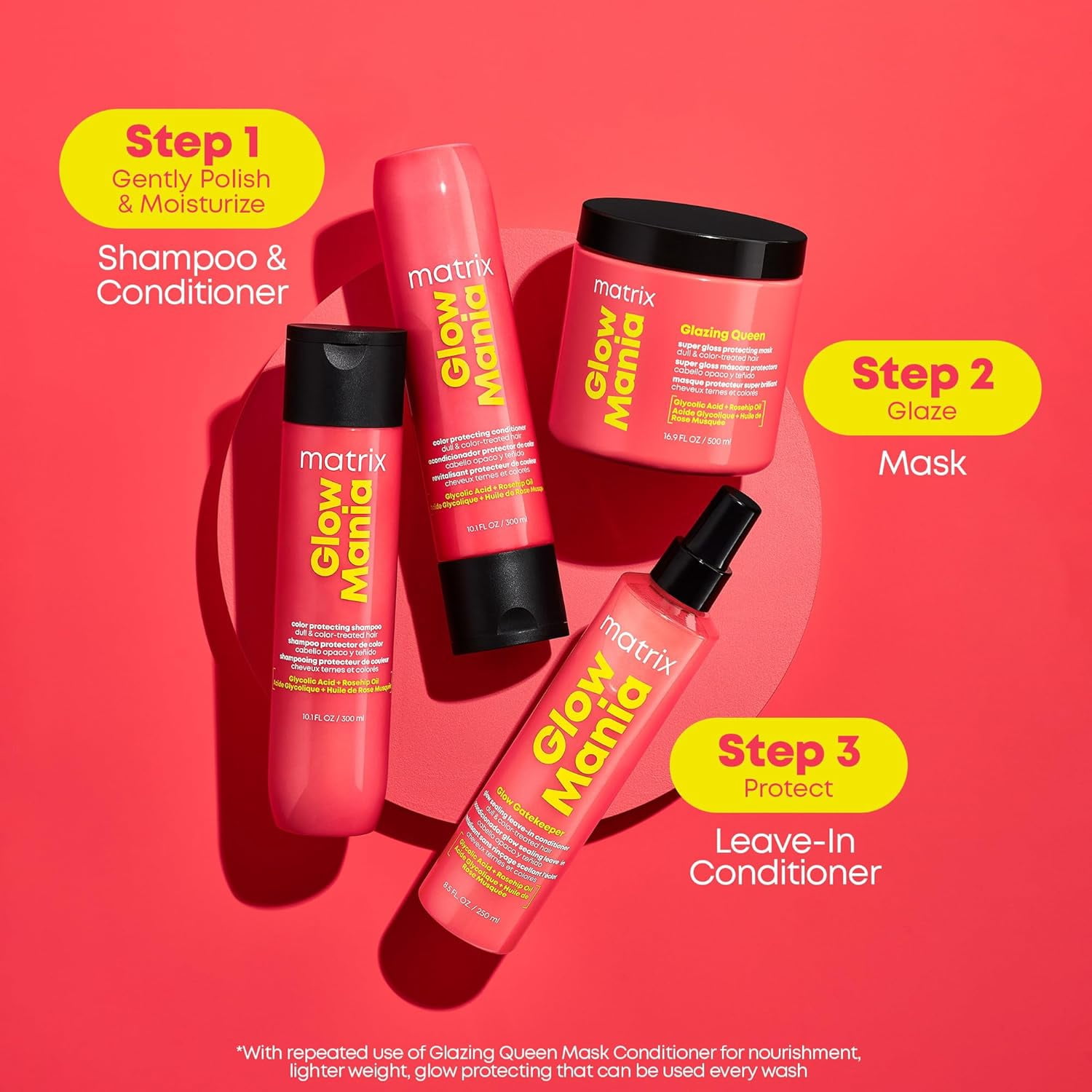 Matrix Glow Mania Glow Gatekeeper Glow Sealing Leave-In Conditioner 8.5 oz / 250 ml