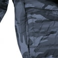 thumbnail image 3 of Maximos Men's BAH BAH Removable Hood Camouflage Print Puffer Jacket D Grey 2XL, 3 of 3