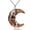 Light Yellow Gold Color, variant on 7 Chakras Tree Of Life Necklace Wire Wrap Crescent Moons Crystal Pendants Chip Quartz Natural Stone Resin Stainless Steel