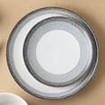 thumbnail image 6 of Noritake Colorscapes Layers Charcoal Set of 4 Coupe Dinner Plates, 6 of 7