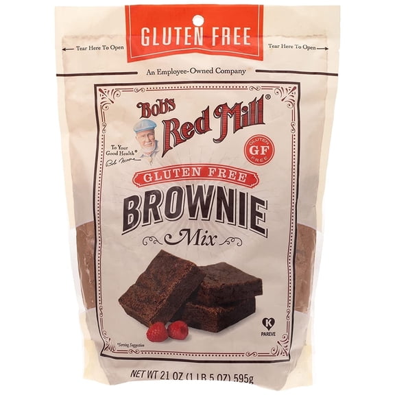 Bob's Red Mill Gluten Free Brownie Mix 21 oz Pack of 4