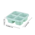 thumbnail image 2 of Storsr 4 Compartments Bento Box - Reusable Meal Prep Containers, Lightweight Snack Storage for Work/Travel - Microwave & Dishwasher Safe, 2 of 5