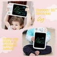 thumbnail image 3 of DAMAIE 8.5in LCD Writing Tablet with 2.8in Display Voice Reading Pink, 3 of 9