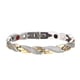 thumbnail image 1 of Pulsera Magnética Joyería Hombres Mujeres Plata y Oro, 1 of 2