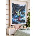 thumbnail image 6 of Tapestry Aesthetic Wall Hanging for Living Room Bedroom Art Tapestries Poster Blanket College Dorm Home Decor 80x60 Inch, 6 of 8