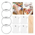 thumbnail image 2 of Sonew 8209,intersect,Plastic Floss Bobbin Set intersect‑Stitch Embroidery Thread Management Tool Manual Winding White, 2 of 11