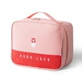 thumbnail image 2 of Bolsa de almacenamiento de primeros auxilios Prueba impermeable Clasificación de gran capacidad Paquete Organizador suministros hogar para viajes al aire libre Camping Pink Inevent HA010961-01, 2 of 6