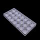 thumbnail image 3 of Molde de chocolate Molde de plástico transparente para decoración de postres para hornear caramelos de galleta de magdalenas, 12 kenally HA003626-12, 3 of 7