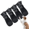 thumbnail image 1 of Zapatos para Perros para Pavimento Caliente 4 Piezas Antideslizantes para Mascotas, Botas Recuperación de Heridas para Patas de Perro, para Senderismo, Caminatas Al Aire Libre M, 1 of 5