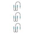 thumbnail image 1 of crativent 3.5mm Earphone Adapter Converter Cable Headphone+Mic Audio Splitter Extension Cable Cord for Computer PC Microphone blue 3Set, 1 of 6