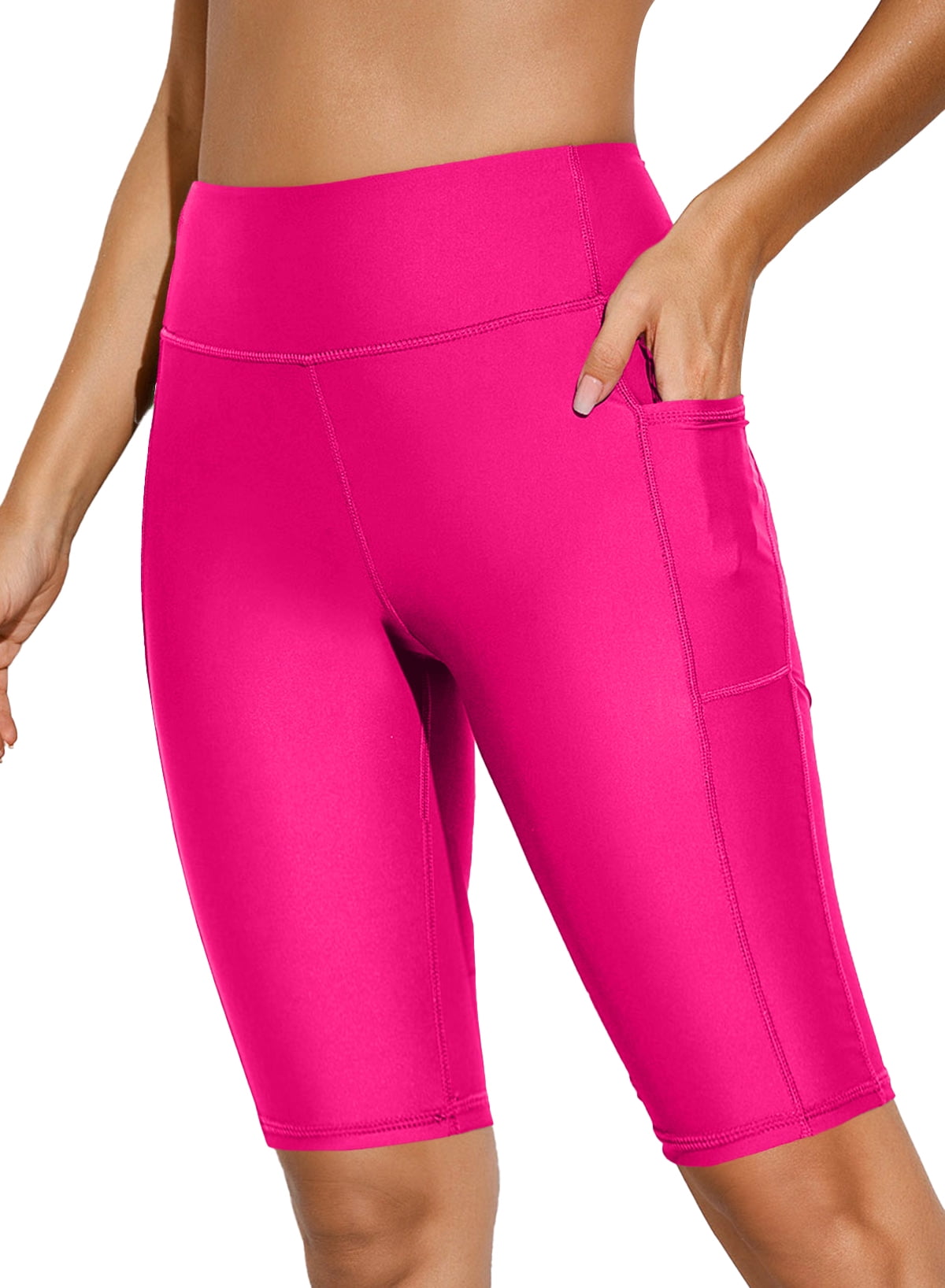 Chase Secret Swim Bottoms for Women High Waisted Long Board Shorts Knee