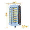 thumbnail image 2 of Bombilla LED R7s 30W 118mm 3000LM 200o Orientable Blanco Neutro 4500K - Pack 1ud.- Blanco Neutro 4500K thsinde, 2 of 6