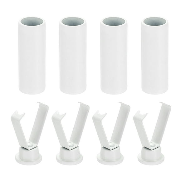 Uxcell Shoelace Tips, 0.79 Inch Fit for Metal Shoe Lace Tips - (4 Pack, White)