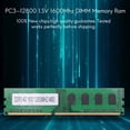 thumbnail image 3 of DDR3 4GB Memory Ram PC3-12800 1.5V 1600Mhz 240 Pin Desktop Memory DIMM Unbuffered and Non-ECC for Desktop Motherboard,1 * Memory Ram,Green, 3 of 8