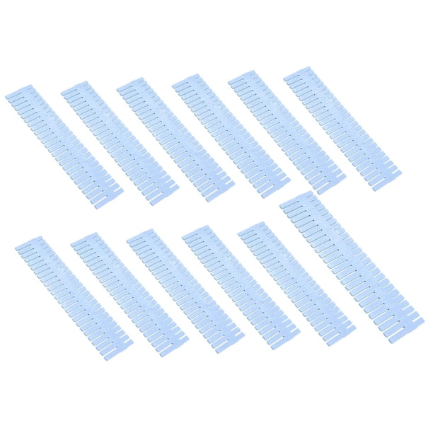 Divisores de cajones Organizadores de cajones de almacenamiento de utensilios de cocina duraderos para el hogar Azul