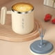 thumbnail image 1 of Fiudx Vaso Mezclador Eléctrico de Acero Inoxidable Recargable Por Usb, Licuadora Automática de Leche de Soja, Diseño de Doble Pared Aislante, Preparación de Batidos de Proteína de Café, Uso En Casa,, 1 of 6