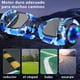 thumbnail image 3 of Hoverboard Patinete Electrico con Bluetooth Con luces Led y barra para sostenerse color Azul, 3 of 9