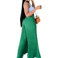thumbnail image 3 of hirigin Women’s Casual Wide Leg Trousers Fashion Solid Color High Waist Pleated Long Pants with Pockets, 3 of 9