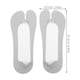 thumbnail image 2 of GOOHOCHY 2 pares de calcetines ultrafinos de seda de hielo de dos dedos para mujer, transpirables, invisibles, de algodón, con puntera dividida, para primavera y verano, ropa deportiva informal., 2 of 8