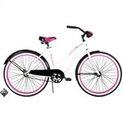 26'' Huffy Women's Karaoke Cruiser/Comfort Bike, White
