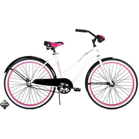 26'' Huffy Women's Karaoke Cruiser/Comfort Bike, White
