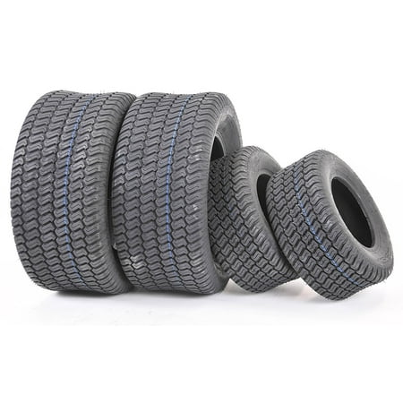 - (2) 20x10.00-8 Rear & (2) 15x6.00-6 Front Lawn Mower Turf Tires