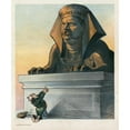 thumbnail image 3 of Udo Keppler 12x14 Black Modern Framed Museum Art Print Titled - The Riddle of the Sphinx (1900), 3 of 5