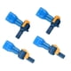 thumbnail image 4 of Piezas de repuesto de boquilla de válvula de mordida de 4 piezas 2 conector de manguera en ángulo recto y 2, 4 of 9