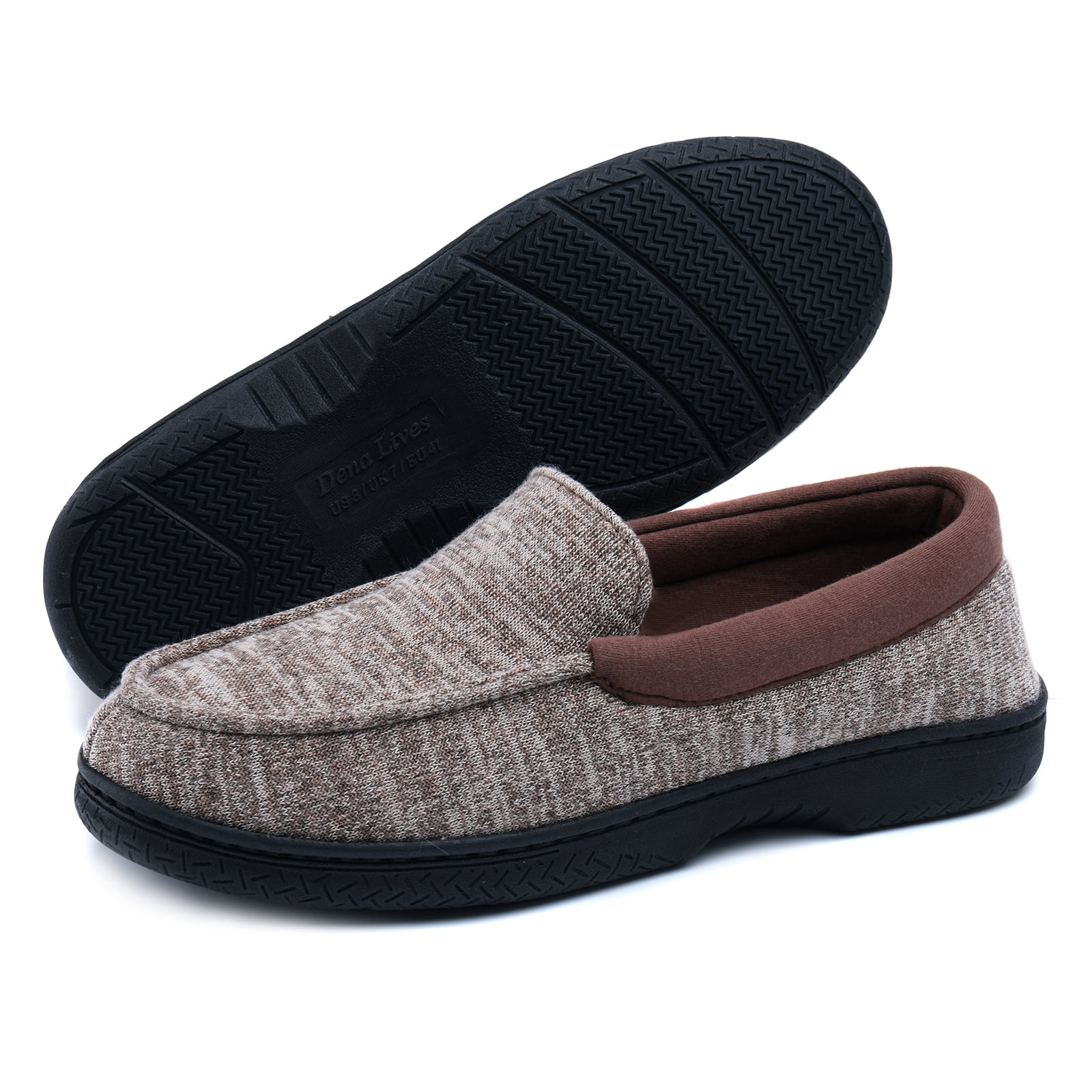 mens moccasin slippers walmart