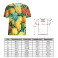 thumbnail image 2 of Lunarable Pineapple T Shirts Basic T-Shirt Short Sleeve Ladies Tee Shirt Summer Graphic Clothing, 2 of 6