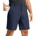 thumbnail image 2 of Casual Dress Shorts for Men Stretch Quick Dry Breathable Golf Shorts All Day Comfy Work Bottoms with Pockets, #02 Navy, 3XL, 2 of 6