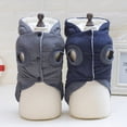 thumbnail image 2 of Ropa de invierno cálida de lana para perros pequeños, chaqueta para cachorros, abrigo acolchado para perros, sudadera con capucha para chihuahua, traje para shih tzu, disfraces para yorkshire terrier., 2 of 6