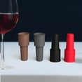 Uanit 4 Pc Silicone Red Wine Sealing Stopper Reusable Sparkling Bottle