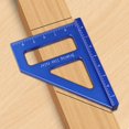 thumbnail image 4 of Imperial 3D Multi-Angle Measuring Ruler, 45 90 Degree Aluminum Alloy Woodworking Square Protractor, Miter Triangle Ruler High Precision Layout Measuring Tool for Engineer Carpenter, 4 of 7