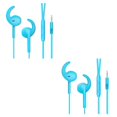 thumbnail image 3 of Injueey Auriculares estéreo con conector de 3,5 mm, auriculares con graves pesados, control de volumen y micrófono para iPhone, para teléfonos azul 2piezas, 3 of 5