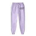 thumbnail image 4 of LWavelet Women's 2 Piece "Stronger Than The Storm" Graphic Hoodie and Jogger Set - Casual Daily Outfit Light Purple M, 4 of 4