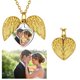 thumbnail image 4 of Colgantes con imagen en blanco para sublimación, con forma de corazón y alas, para joyería DIY, 4 of 5