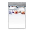 thumbnail image 2 of Christmas Bedding Set with Sheet & Covers, Vibrant Baubles on Snow Field in Winter Spirit Noel Themed Frosty Design, Printed Bedroom Decor 2 Shams, 4 Sizes, Multicolor, by Ambesonne, 2 of 3