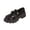 Black#1, variant on Womens Platform Loafers Slip On Chunky Sole Shoes With Chain Decoration