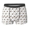 thumbnail image 6 of Men's Boxer Briefs, Modern Minimalist Horse And Dots Soft Comfy Mens Underwear Boxer Briefs Breathable With Widen Waist, 6 of 7