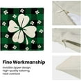 thumbnail image 5 of St Patricks Day Pillow Covers 18x18 Set of 2, Buffalo Plaid Lucky Clover Throw Pillow Covers Green Shamrock Decorative Cushion Case St Patricks Day Decor for Home Couch Sofa Outdoor, 5 of 6
