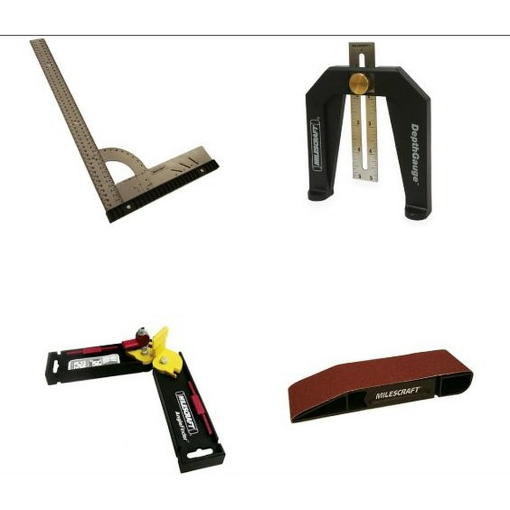 Milescraft Framing Square + Depth Gauge + Angle Finder + Sander