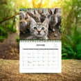 thumbnail image 2 of Hxlamzoo Animals 2025 Monthly Wall Calendar | 12" x 24" Open | Thick & Sturdy Paper | Giftable | Kids Teen Funny Animals | Animals Friend Personalities, 2 of 9