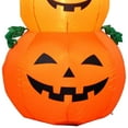 thumbnail image 3 of yuksok Halloween Inflatable Squash with LED Lighted Decoration for Lawn Yard Garden Outdoor Holiday Decor , Three Pumpkins, 3 of 9