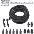 thumbnail image 2 of LABLT 6AN 25 Feet 3/8 Complete LS Fuel Injection Line Fitting Adapter Kit W/13pcs 6AN Push Lock Swivel Fitting Hose Ends Kit, 2 of 5