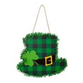 thumbnail image 2 of Decoraciones del Día de San Patricio, Accesorios del Día de San Patricio, Letrero colgante de madera verde del Día de San Patricio, Tréboles colgantes decorativos irlandeses, Sombrero bombín, Letreros, 2 of 6