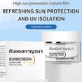 thumbnail image 2 of Protector solar facial Protección SPF Crema hidratante Ligero No graso Rápida de absorción Defensa UV diaria para todo tipo de pieles Tamaño de viaje 5g Volver a aplicar después de nadar, 2 of 7