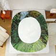 thumbnail image 5 of Manfei Kids Nature Jungle Full Size Sheets, Green Plant Botanical Bed Sheets, Tree Leaf Sheet Sets, Lightweight Room Decor, 4-Piece, 5 of 7